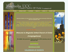 Tablet Screenshot of magnoliaucc.com